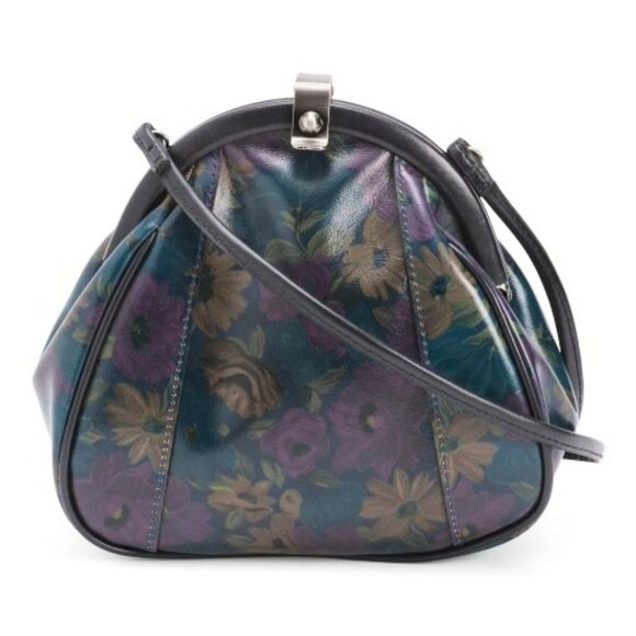 NWT Patricia Nash Peruvian Painting Leather Portafina Crossbody in Gift Box - Picture 4 of 7